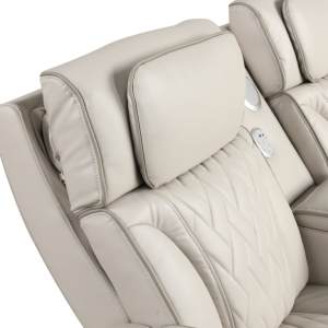 Spain Sand Power Reclining Sectional (Power Headrests) - Image 2