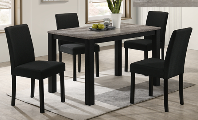 2120-CC DINING TABLE AND 4 CHAIRS